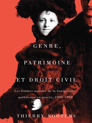 cover image of Genre, patrimoine et droit civil